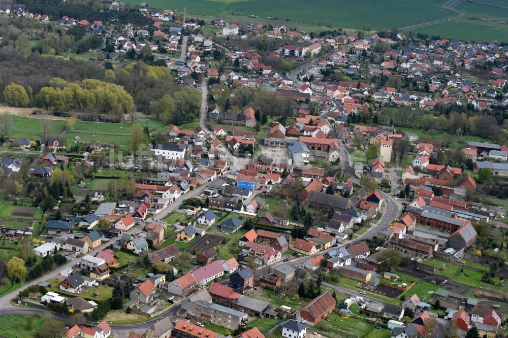 Luftaufnahme Samswegen - Ortsansicht in Samswegen im Bundesland Sachsen-Anhalt