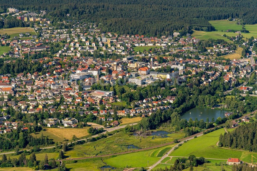 Sankt Georgen von oben - Ortsansicht in Sankt Georgen im Bundesland Baden-Württemberg, Deutschland