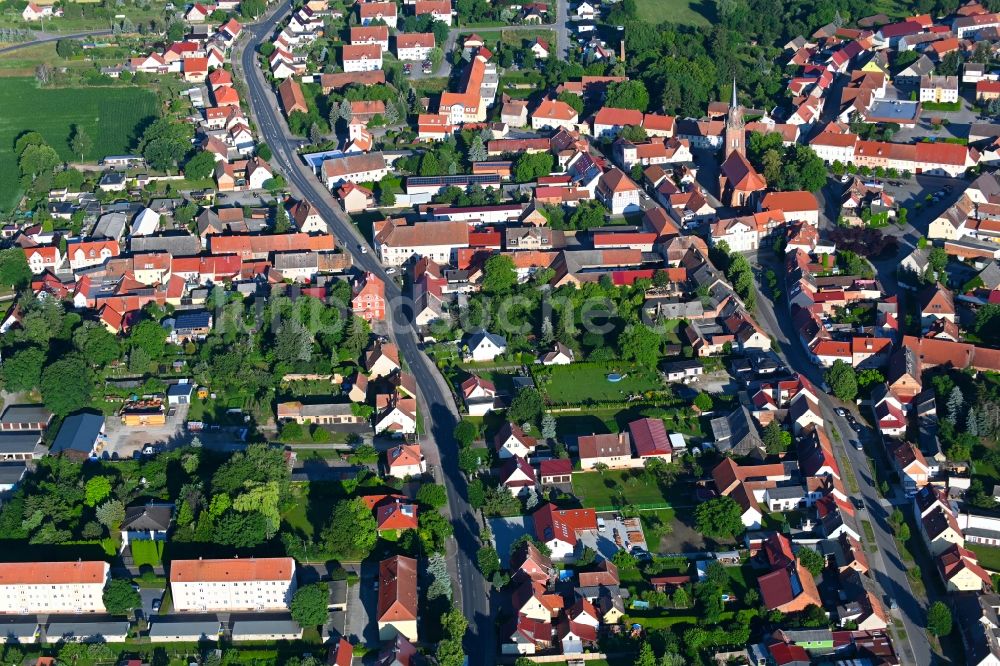 Luftbild Schlieben - Ortsansicht in Schlieben im Bundesland Brandenburg, Deutschland