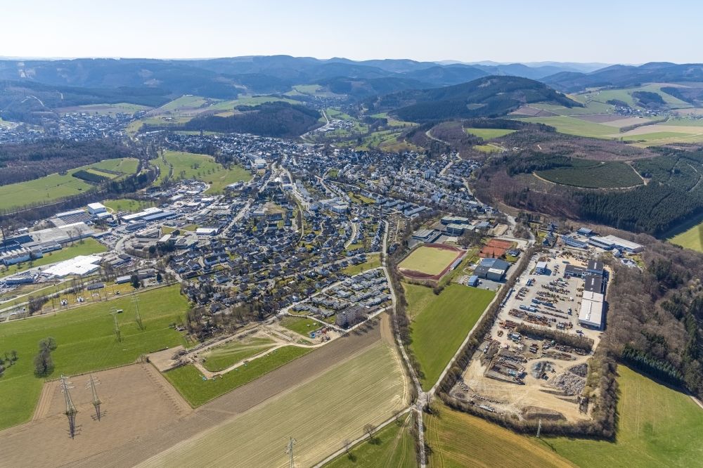 Luftbild Schmallenberg - Ortsansicht in Schmallenberg im Bundesland Nordrhein-Westfalen