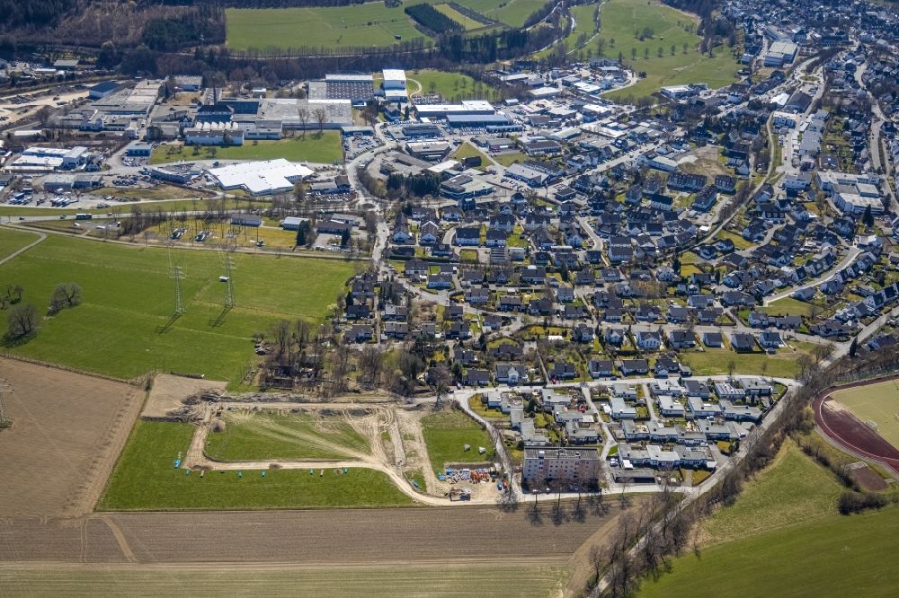 Luftaufnahme Schmallenberg - Ortsansicht in Schmallenberg im Bundesland Nordrhein-Westfalen