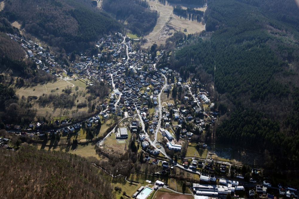 Luftbild Schmitten Arnoldshain - Ortsansicht von Schmitten Arnoldshain im Bundesland Hessen