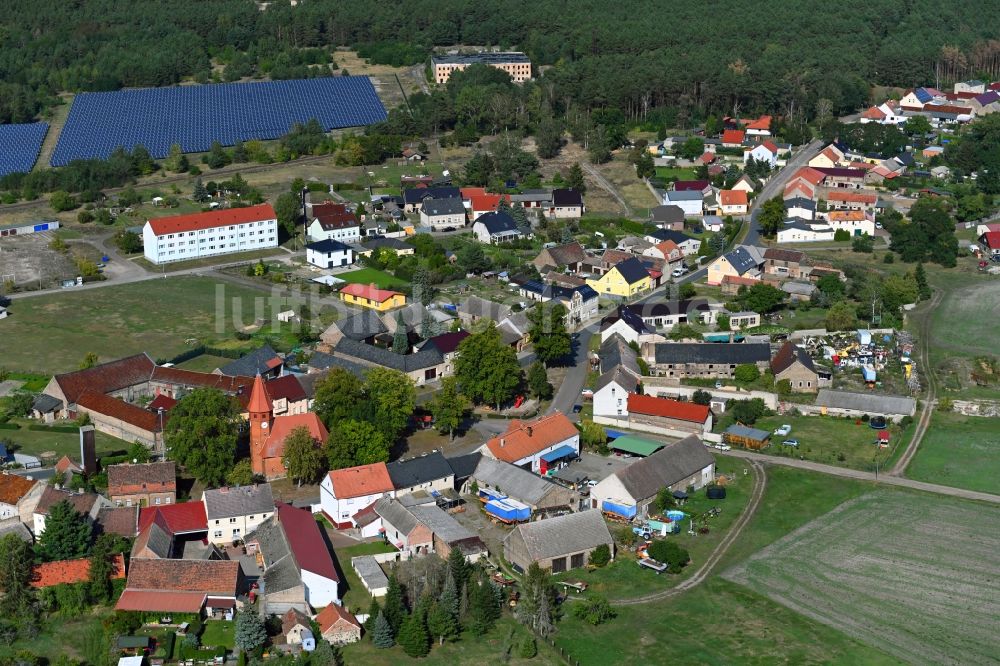 Luftaufnahme Schönefeld - Ortsansicht in Schönefeld im Bundesland Brandenburg, Deutschland