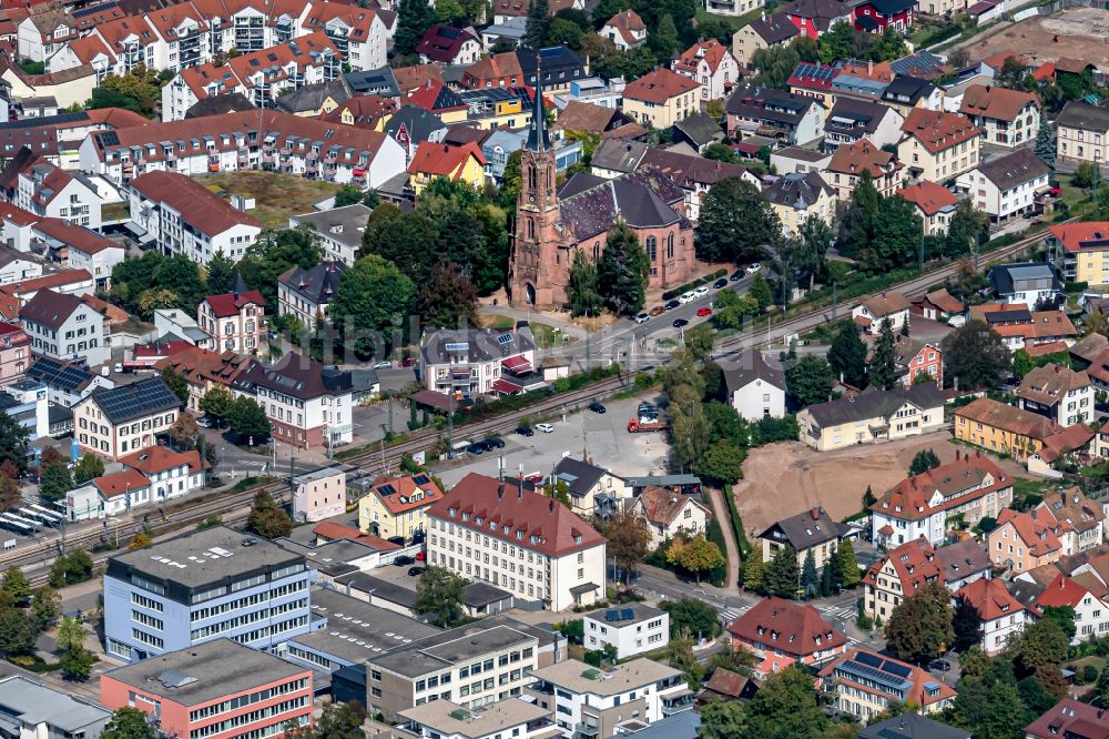 Luftaufnahme Schopfheim - Ortsansicht in Schopfheim im Bundesland Baden-Württemberg, Deutschland