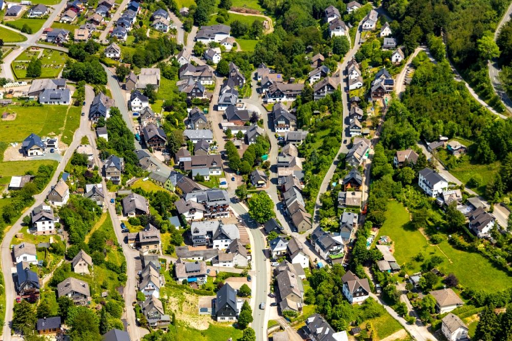 Luftbild Schwalefeld - Ortsansicht in Schwalefeld im Bundesland Hessen, Deutschland
