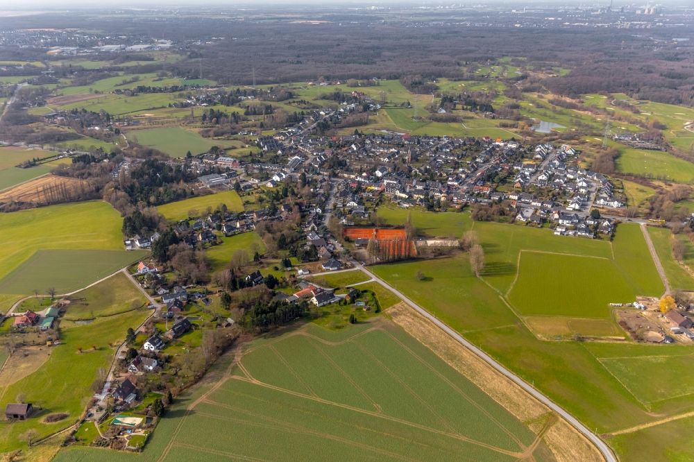 Luftaufnahme Selbeck - Ortsansicht in Selbeck im Bundesland Nordrhein-Westfalen, Deutschland