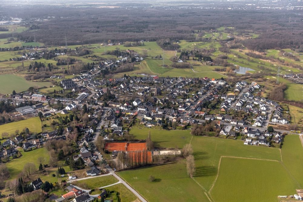 Selbeck von oben - Ortsansicht in Selbeck im Bundesland Nordrhein-Westfalen, Deutschland