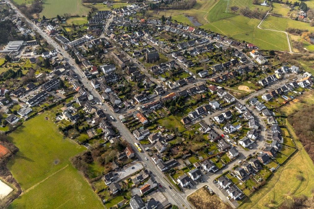 Luftaufnahme Selbeck - Ortsansicht in Selbeck im Bundesland Nordrhein-Westfalen, Deutschland