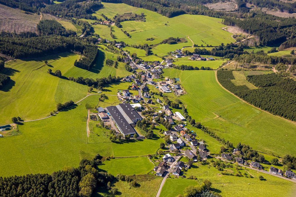 Luftaufnahme Selbecke - Ortsansicht in Selbecke im Bundesland Nordrhein-Westfalen, Deutschland