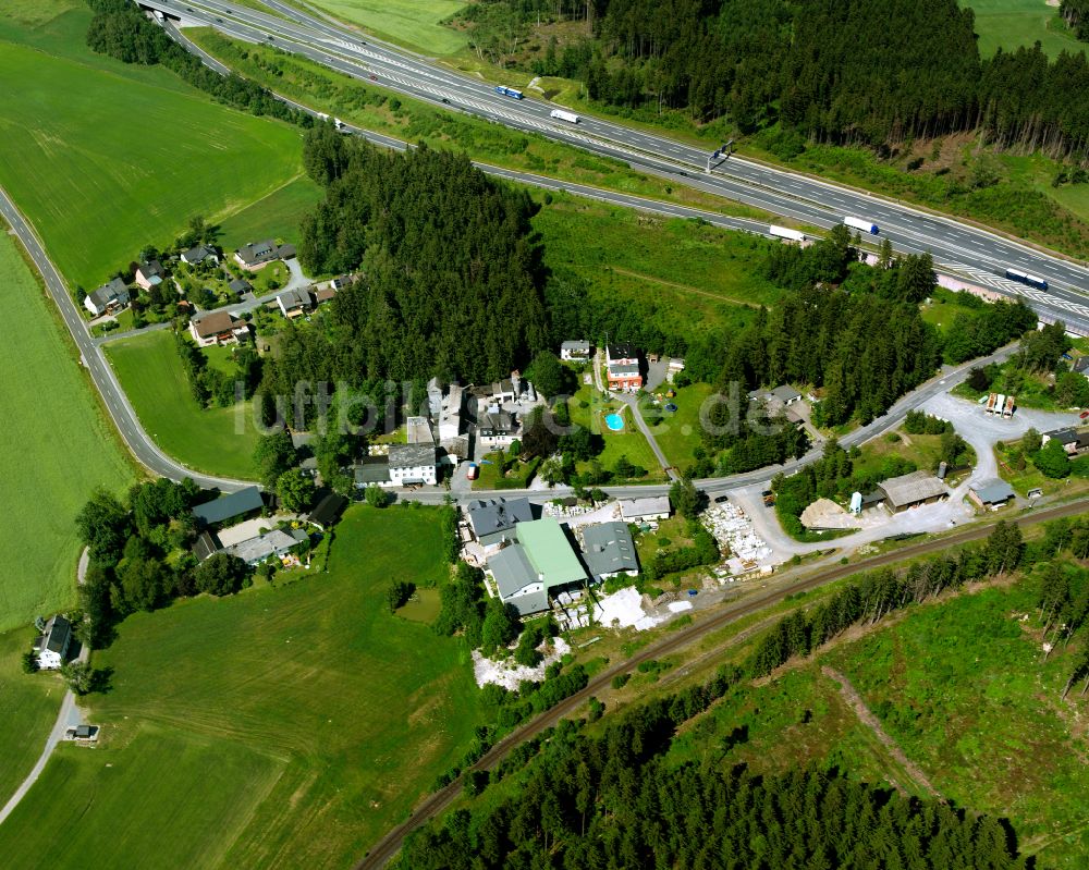 Luftaufnahme Selbitz - Ortsansicht in Selbitz im Bundesland Bayern, Deutschland