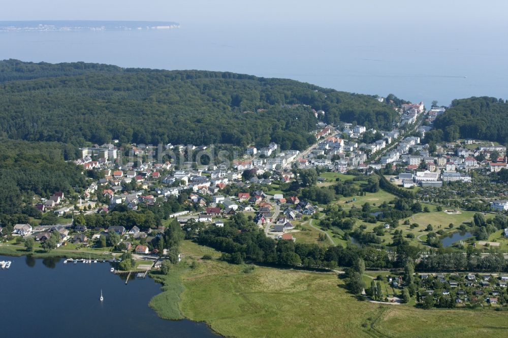 Sellin von oben - Ortsansicht von Sellin auf der Insel Rügen im Bundesland Mecklenburg-Vorpommern