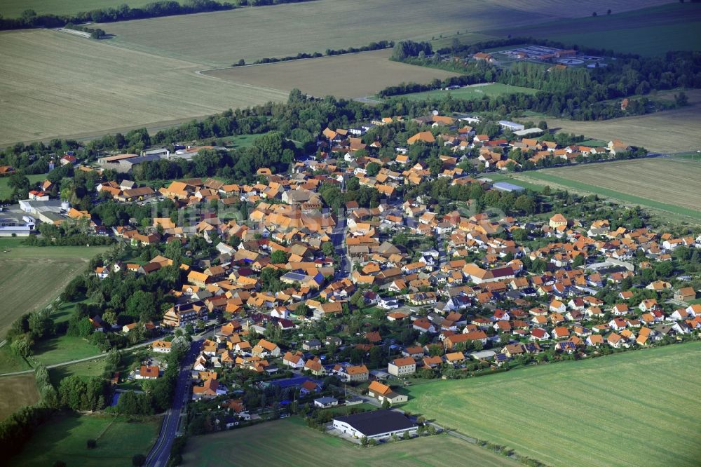 Luftbild Silstedt - Ortsansicht in Silstedt im Bundesland Sachsen-Anhalt, Deutschland