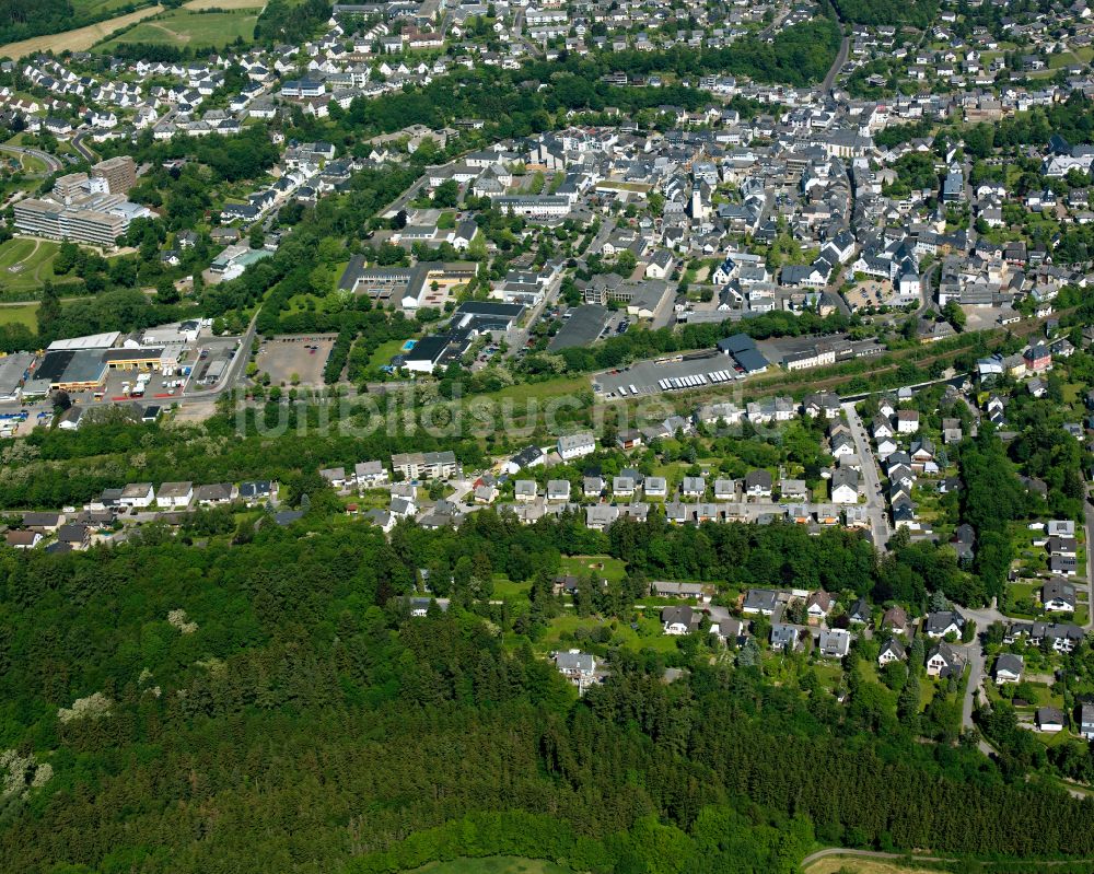 Luftbild Simmern (Hunsrück) - Ortsansicht in Simmern (Hunsrück) im Bundesland Rheinland-Pfalz, Deutschland