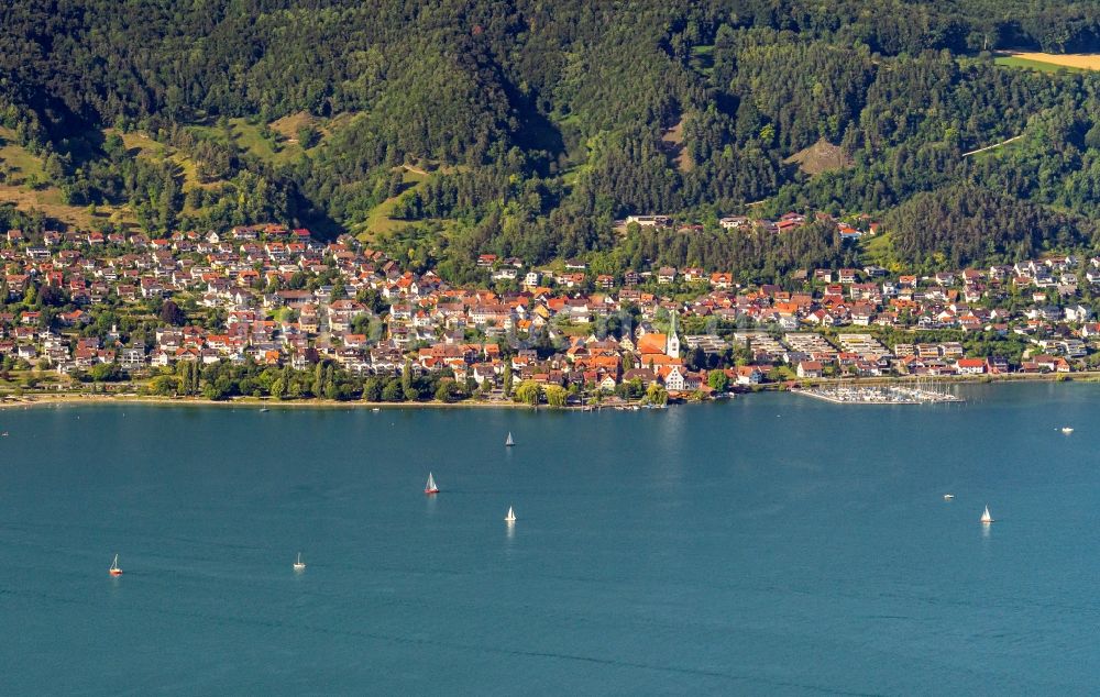 Luftbild Sipplingen - Ortsansicht von Sipplingen am Bodensee im Bundesland Baden-Württemberg, Deutschland