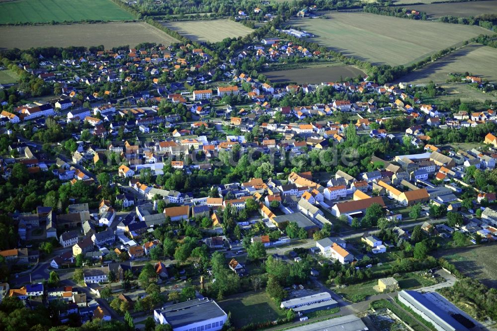 Luftaufnahme Sülzetal - Ortsansicht in Sülzetal im Bundesland Sachsen-Anhalt, Deutschland