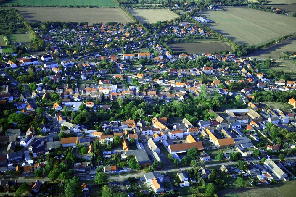Sülzetal von oben - Ortsansicht in Sülzetal im Bundesland Sachsen-Anhalt, Deutschland