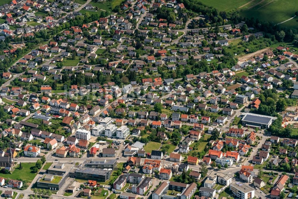 Luftaufnahme Spaichingen - Ortsansicht in Spaichingen im Bundesland Baden-Württemberg, Deutschland