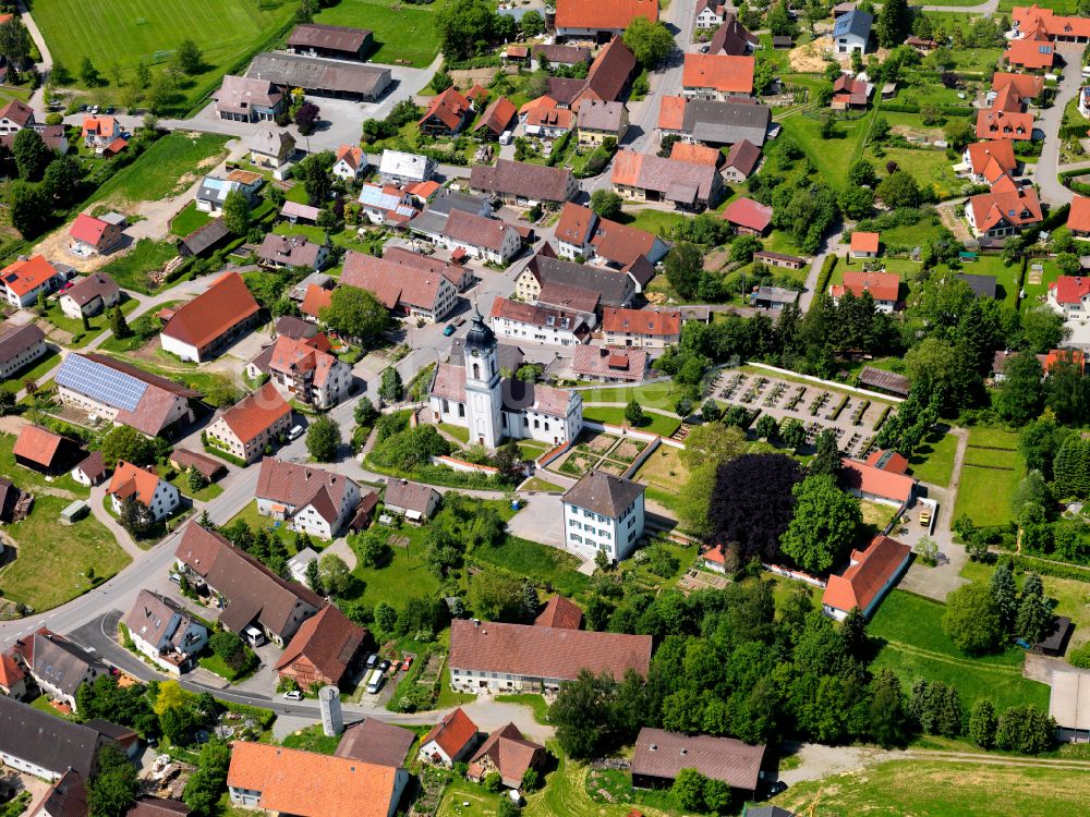Luftbild Stafflangen - Ortsansicht in Stafflangen im Bundesland Baden-Württemberg, Deutschland