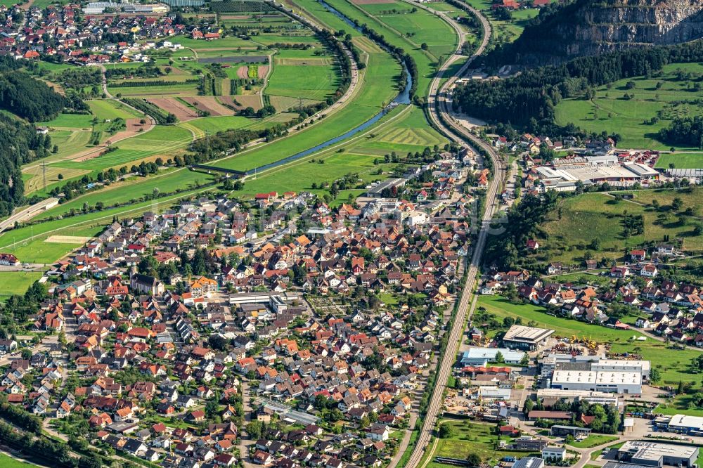 Luftaufnahme Steinach - Ortsansicht von Steinach Im Kinzigtal im Bundesland Baden-Württemberg, Deutschland