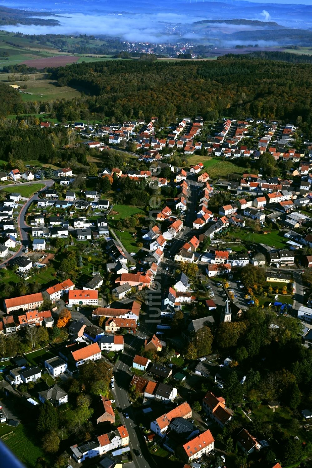Luftbild Stennweiler - Ortsansicht in Stennweiler im Bundesland Saarland, Deutschland