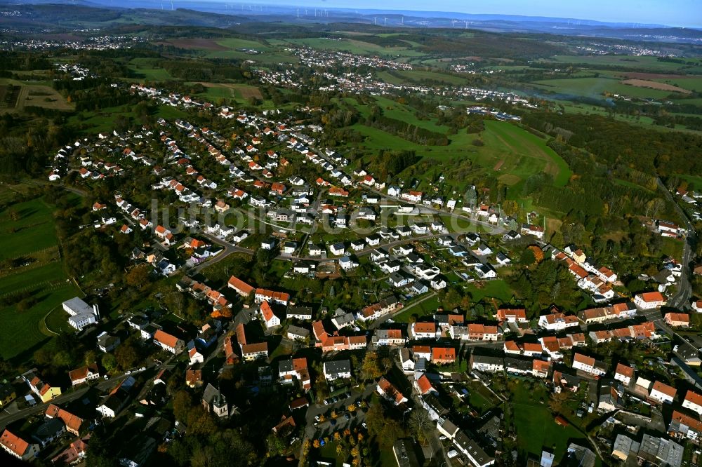 Luftaufnahme Stennweiler - Ortsansicht in Stennweiler im Bundesland Saarland, Deutschland