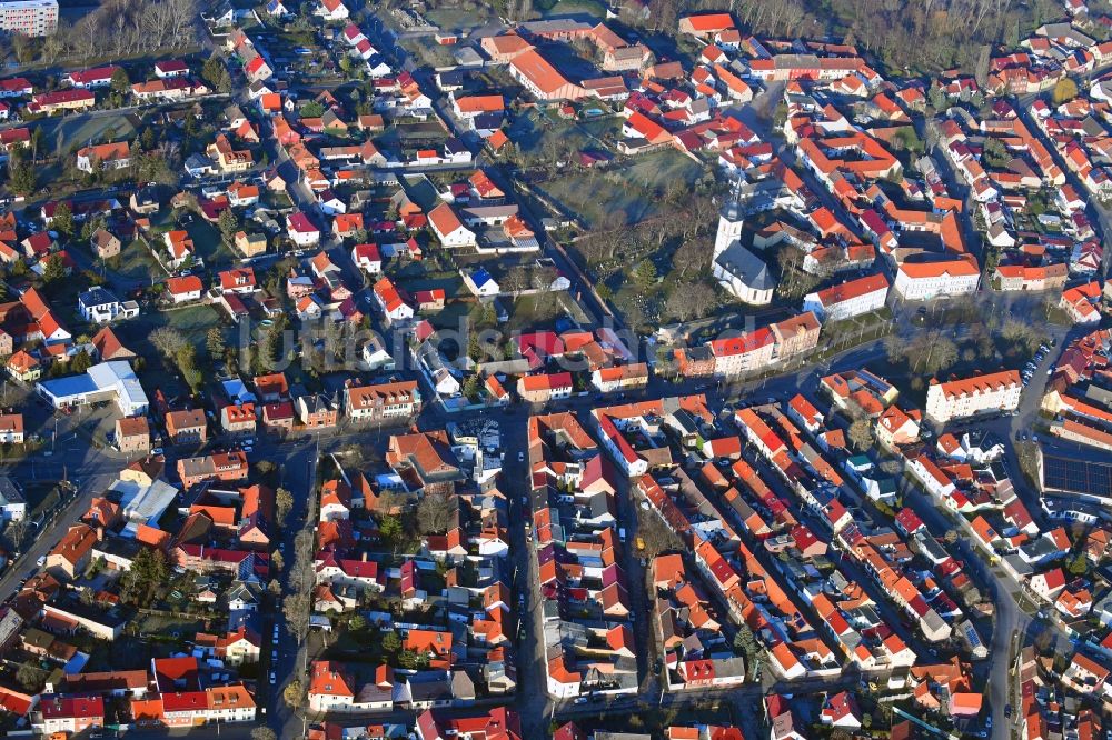 Luftaufnahme Stotternheim - Ortsansicht in Stotternheim im Bundesland Thüringen, Deutschland