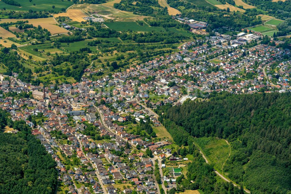Luftaufnahme Sulz - Ortsansicht in Sulz im Bundesland Baden-Württemberg, Deutschland