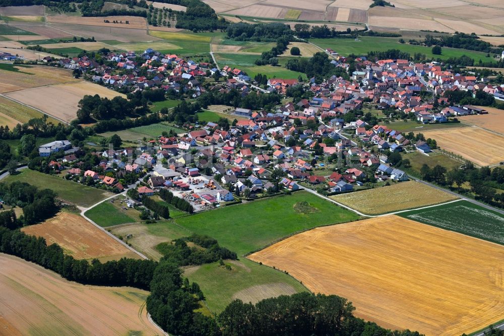 Luftaufnahme Sulzfeld - Ortsansicht in Sulzfeld im Bundesland Bayern, Deutschland
