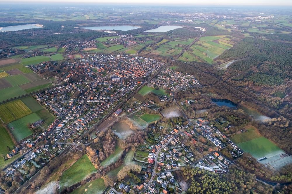 Luftaufnahme Sythen - Ortsansicht in Sythen im Bundesland Nordrhein-Westfalen, Deutschland