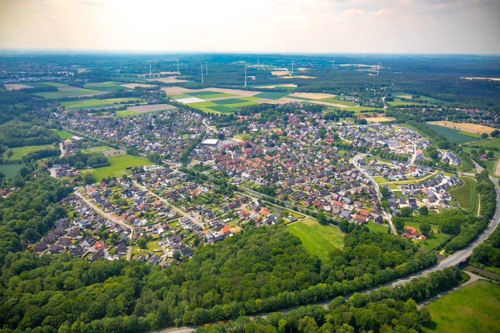 Luftbild Sythen - Ortsansicht in Sythen im Bundesland Nordrhein-Westfalen, Deutschland