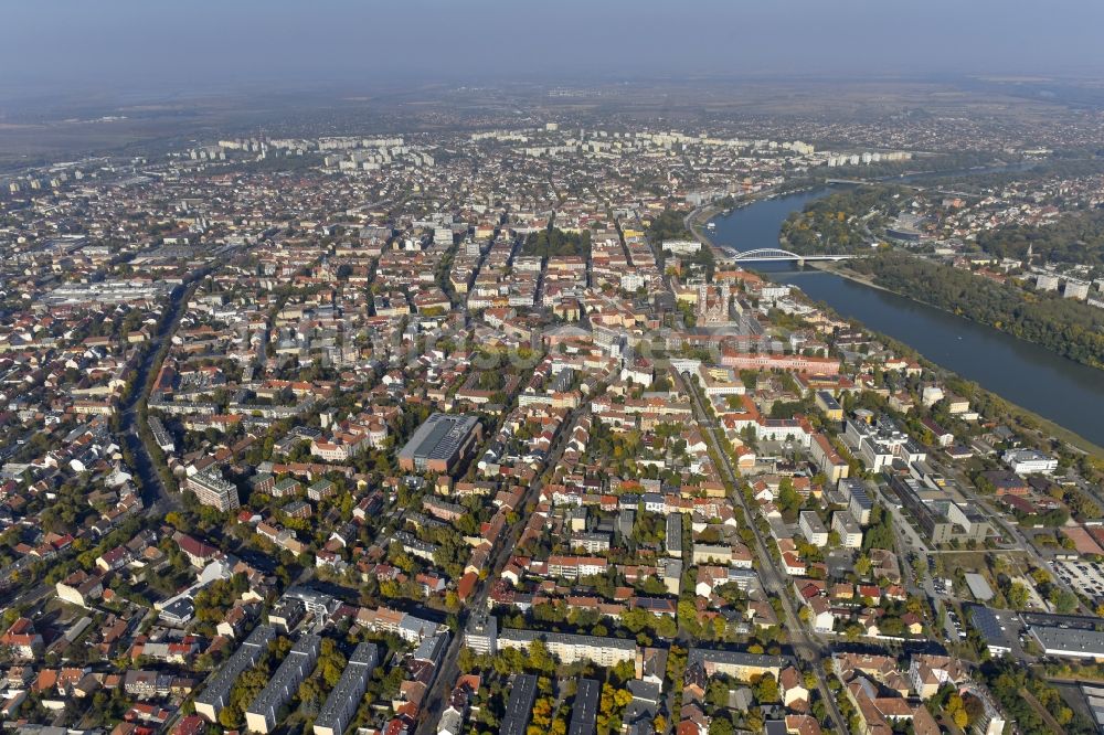 Luftbild Szeged - Ortsansicht in Szeged in Csongrad, Ungarn