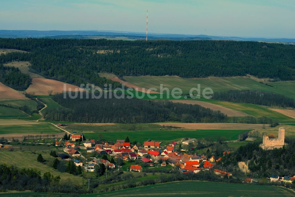 Luftbild Ehrenstein - Ortsansicht im Talbereich in Ehrenstein im Bundesland Thüringen, Deutschland