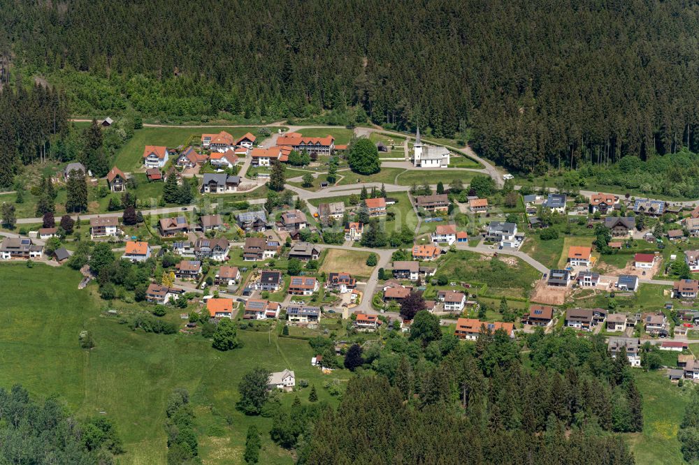 Luftbild Eisenbach (Hochschwarzwald) - Ortsansicht im Talbereich in Eisenbach (Hochschwarzwald) im Bundesland Baden-Württemberg, Deutschland