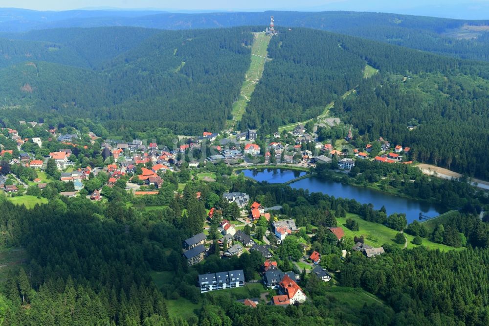 Luftbild Hahnenklee-Bockswiese - Ortsansicht im Talbereich in Hahnenklee-Bockswiese im Bundesland Niedersachsen, Deutschland
