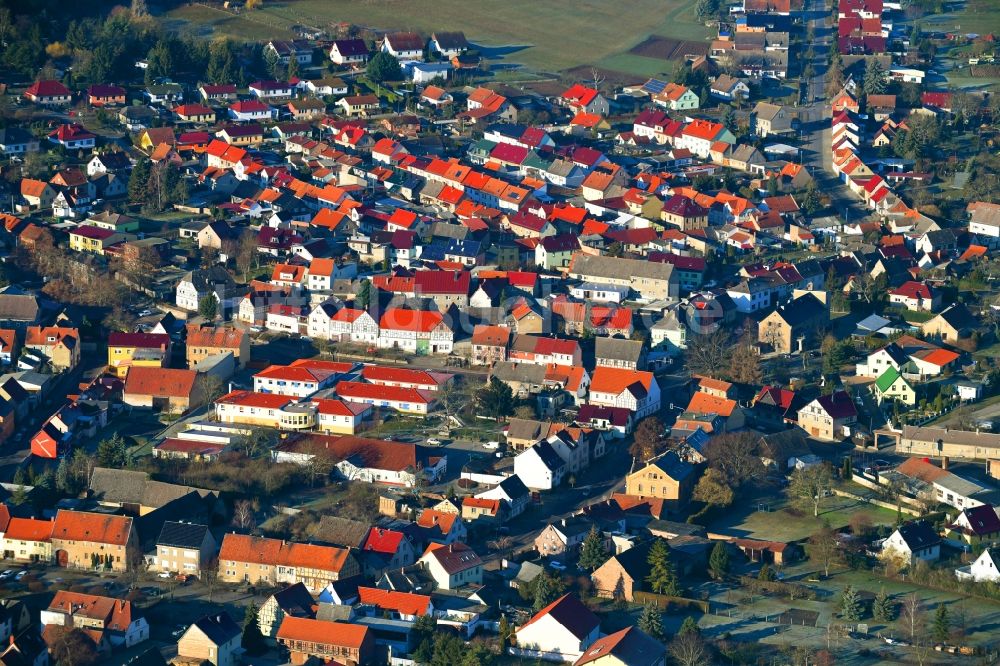 Luftbild Oldisleben - Ortsansicht im Talbereich in Oldisleben im Bundesland Thüringen, Deutschland