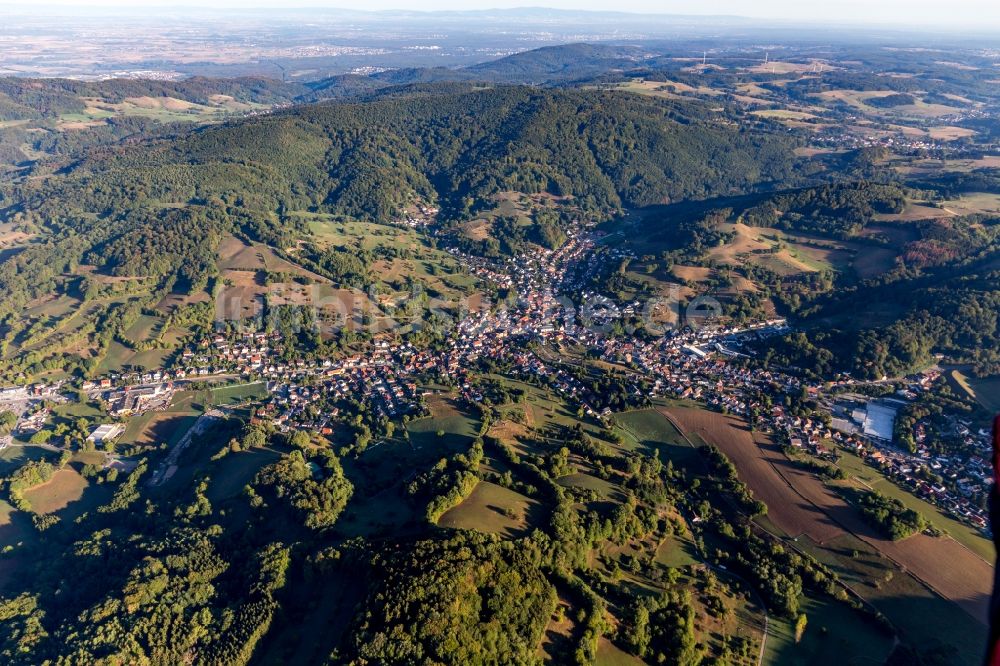 Luftbild Reichenbach - Ortsansicht im Talbereich in Reichenbach im Bundesland Hessen, Deutschland