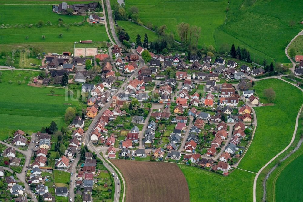 Luftbild Schuttertal - Ortsansicht im Talbereich in Schuttertal im Bundesland Baden-Württemberg, Deutschland