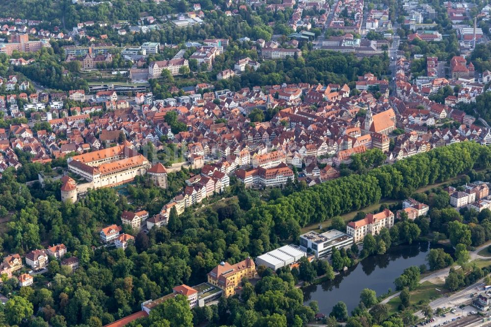 Luftbild Tübingen - Ortsansicht in Tübingen im Bundesland Baden-Württemberg, Deutschland