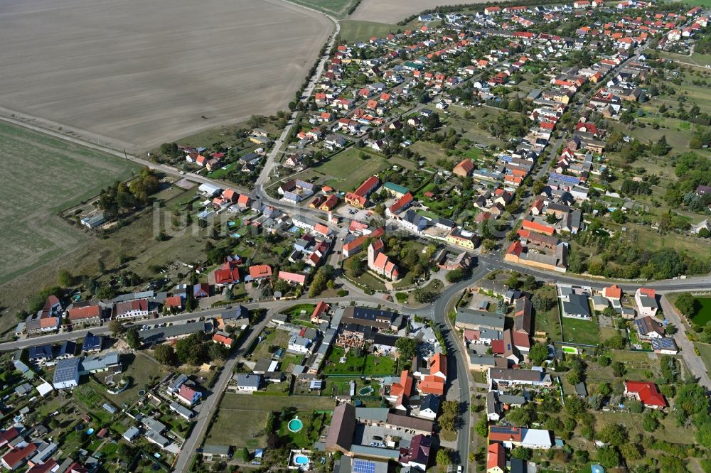 Luftaufnahme Thalheim - Ortsansicht in Thalheim im Bundesland Sachsen-Anhalt, Deutschland