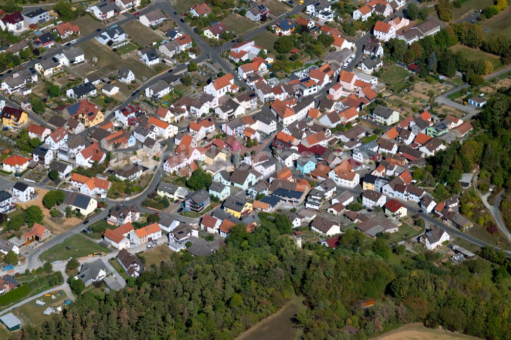 Luftaufnahme Tiefenthal - Ortsansicht in Tiefenthal im Bundesland Bayern, Deutschland