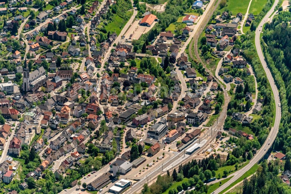 Luftbild Titisee-Neustadt - Ortsansicht in Titisee-Neustadt im Bundesland Baden-Württemberg, Deutschland