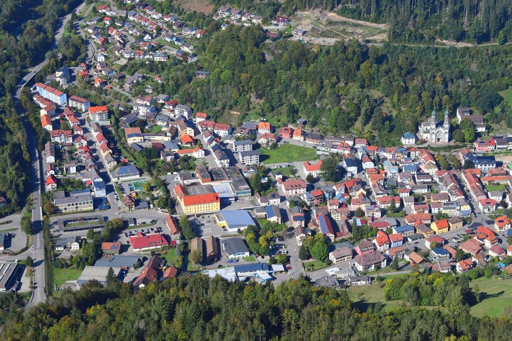 Luftbild Todtnau - Ortsansicht von Todtnau im Bundesland Baden-Württemberg, Deutschland