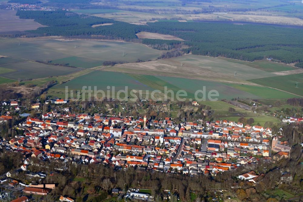 Luftbild Treuenbrietzen - Ortsansicht in Treuenbrietzen im Bundesland Brandenburg, Deutschland