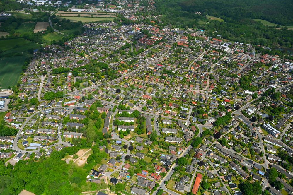 Luftaufnahme Trittau - Ortsansicht in Trittau im Bundesland Schleswig-Holstein, Deutschland