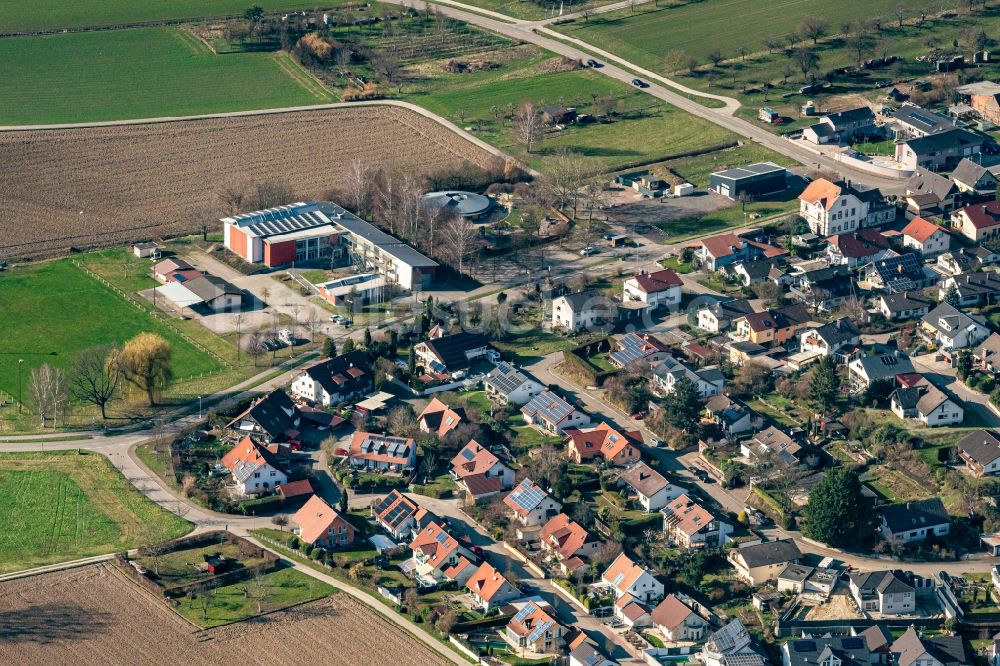 Luftbild Tutschfelden - Ortsansicht in Tutschfelden Ortsteil von Herbolzheim im Bundesland Baden-Württemberg, Deutschland