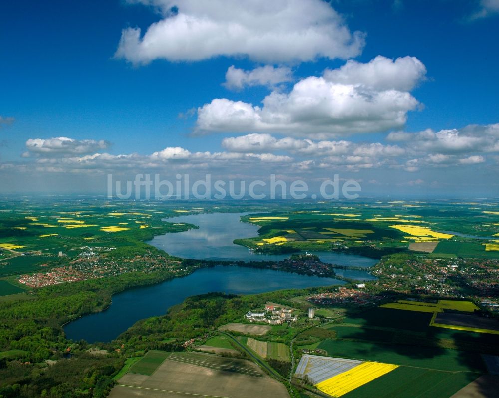 Luftbild Ratzeburg - Ortsansicht am Uferbereich des Ratzeburger See in Ratzeburg im Bundesland Schleswig-Holstein, Deutschland