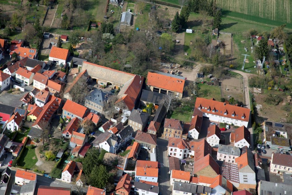 Luftaufnahme Undenheim - Ortsansicht in Undenheim im Bundesland Rheinland-Pfalz