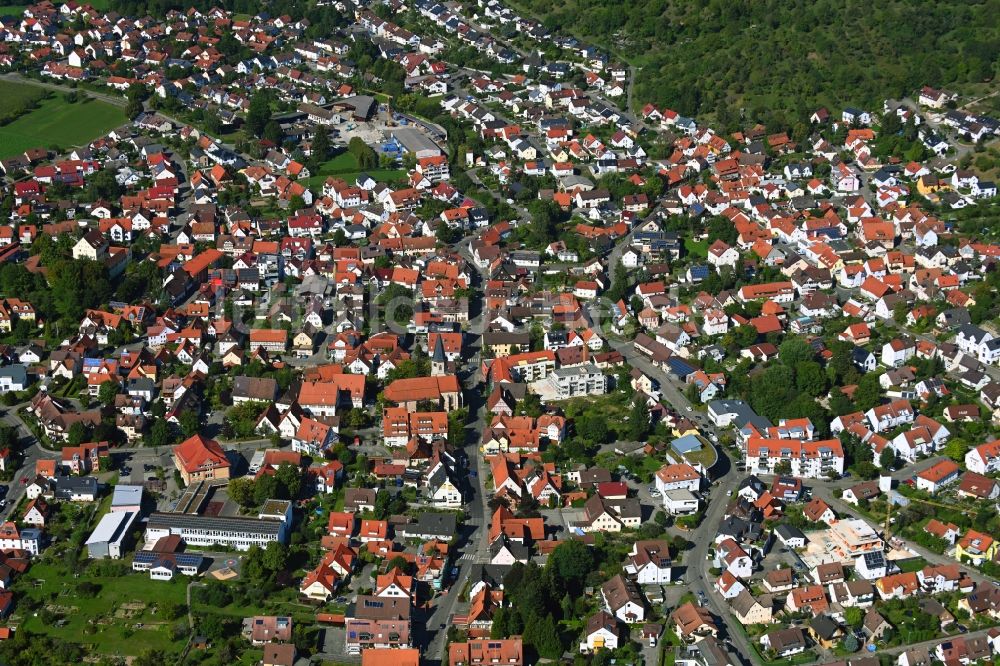 Luftbild Urbach - Ortsansicht in Urbach im Bundesland Baden-Württemberg, Deutschland