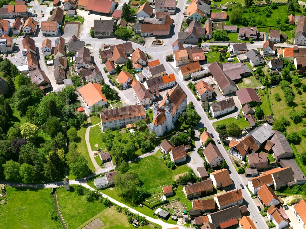 Luftbild Uttenweiler - Ortsansicht in Uttenweiler im Bundesland Baden-Württemberg, Deutschland