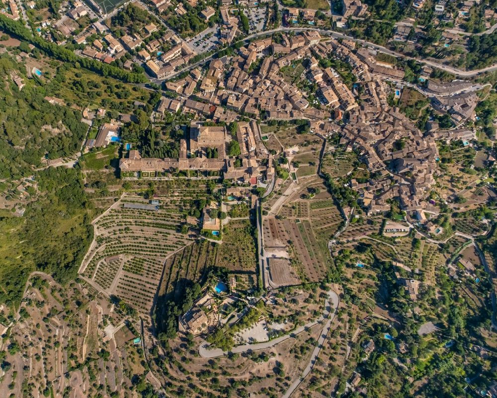 Luftbild Valldemosa - Ortsansicht in Valldemosa in Islas Baleares, Spanien